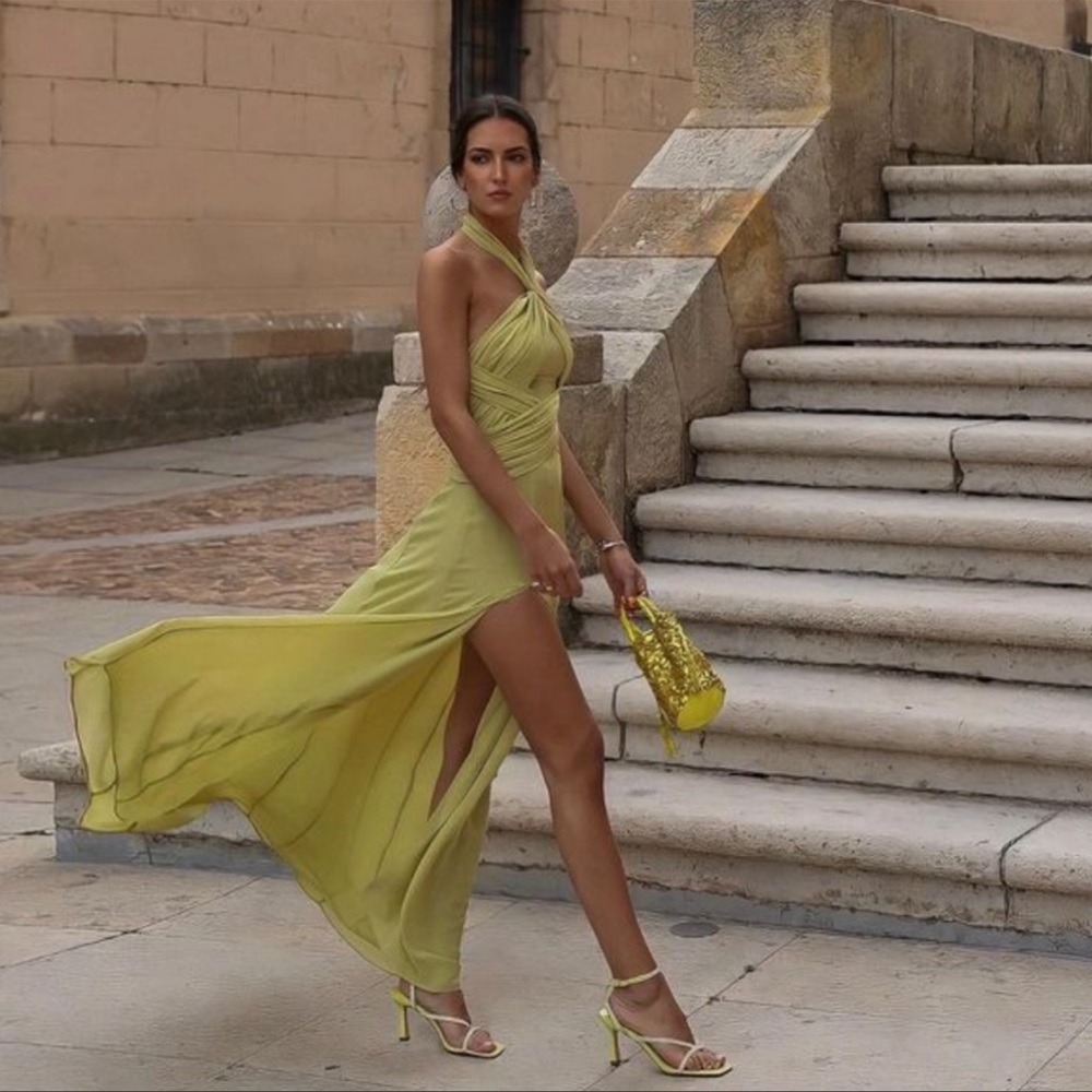 Zara | Dresses | Zara Light Green Pleated Dress | Poshmark Zara | Dresses | Zara Light Green Pleated Dress | Poshmark